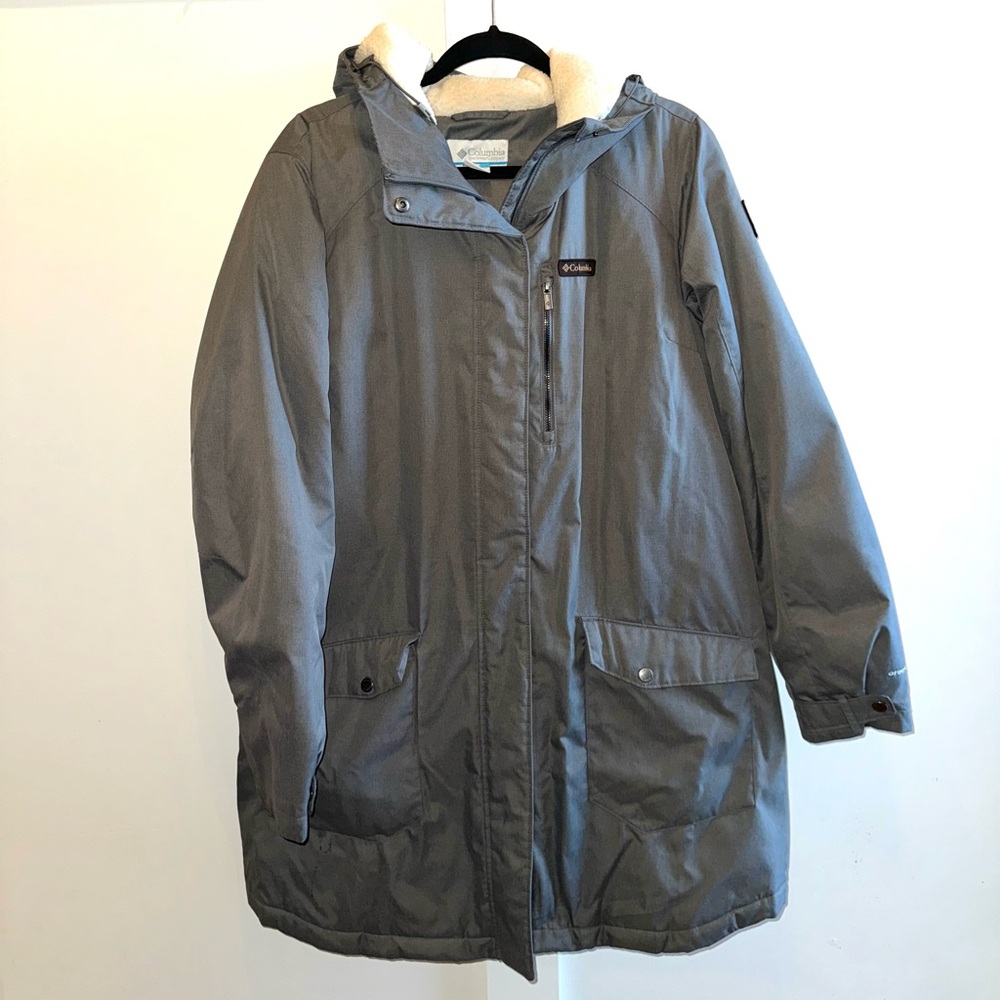 XL Columbia Suttle Mountain Long Insulated Jacket